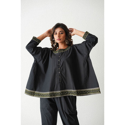 Keva Clothing Woo Woo Co-Ord - Black (Set of 2)