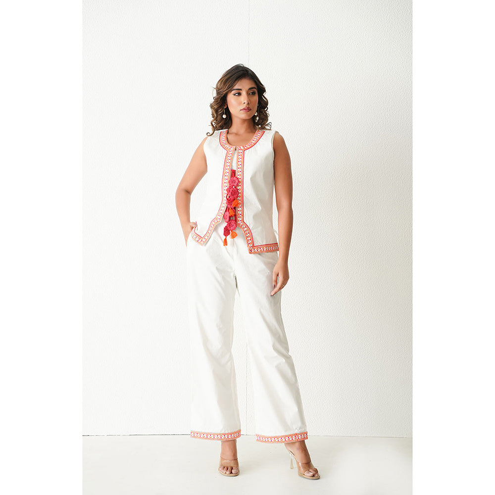 Keva Clothing Mojito Co-Ord - White (Set of 2)
