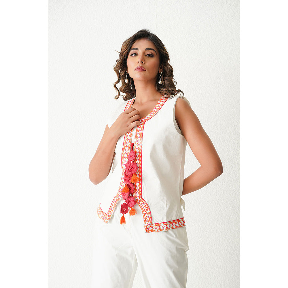Keva Clothing Mojito Co-Ord - White (Set of 2)
