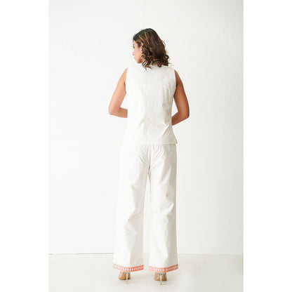 Keva Clothing Mojito Co-Ord - White (Set of 2)