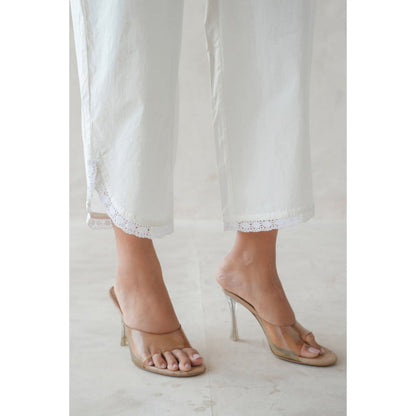 Keva Clothing Bandhani Co-Ord Set Of Two (Ice Blue)