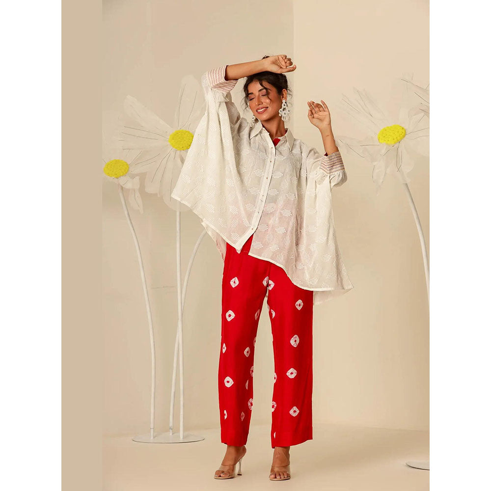 Keva Clothing Off White Kaftan Shirt