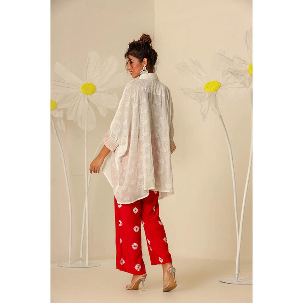 Keva Clothing Off White Kaftan Shirt