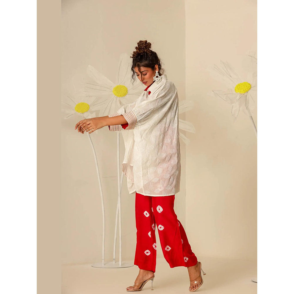 Keva Clothing Off White Kaftan Shirt
