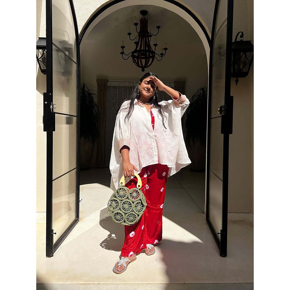 Keva Clothing Off White Kaftan Shirt