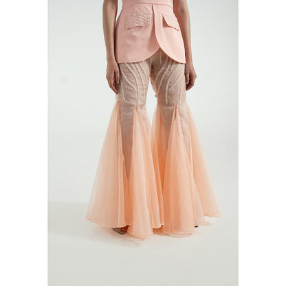 KHUMAAR SHUCHI BHUTANI The Sacred Slumber Peach Co-Ord Set