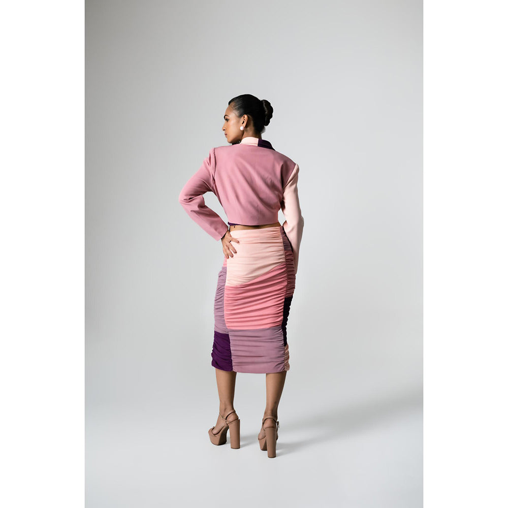 KHUMAAR SHUCHI BHUTANI The London Blush Multi-Color Co-Ord Set