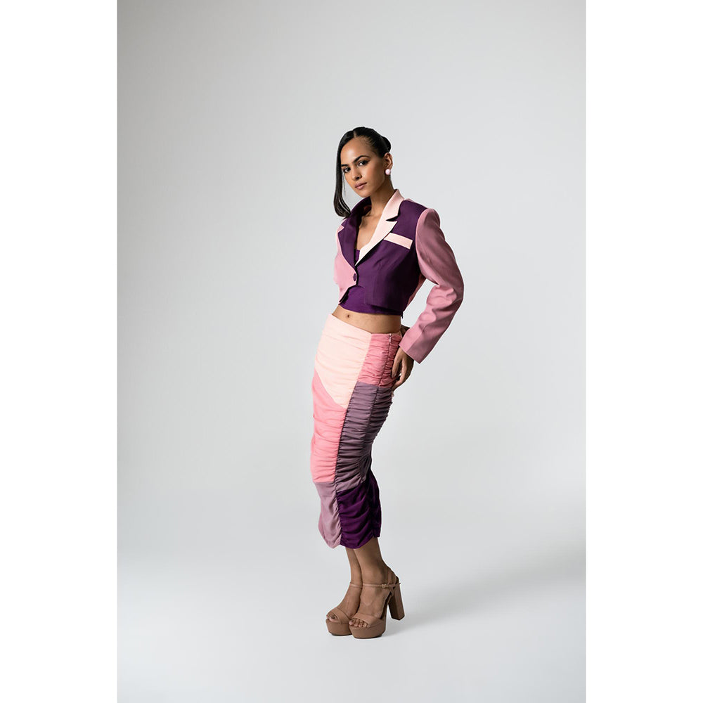 KHUMAAR SHUCHI BHUTANI The London Blush Multi-Color Co-Ord Set