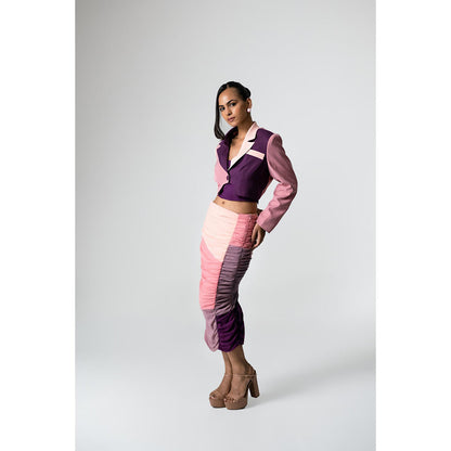 KHUMAAR SHUCHI BHUTANI The London Blush Multi-Color Co-Ord Set