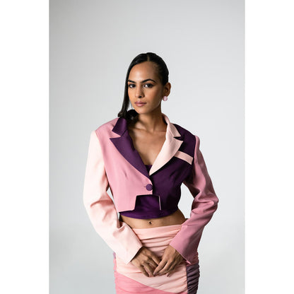 KHUMAAR SHUCHI BHUTANI The London Blush Multi-Color Co-Ord Set