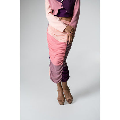 KHUMAAR SHUCHI BHUTANI The London Blush Multi-Color Co-Ord Set