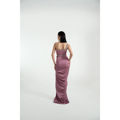 KHUMAAR SHUCHI BHUTANI The Mystic Vision Mauve Co-Ord Set