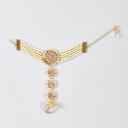 KIARA Sairat Haathphool 22KT Gold Plated