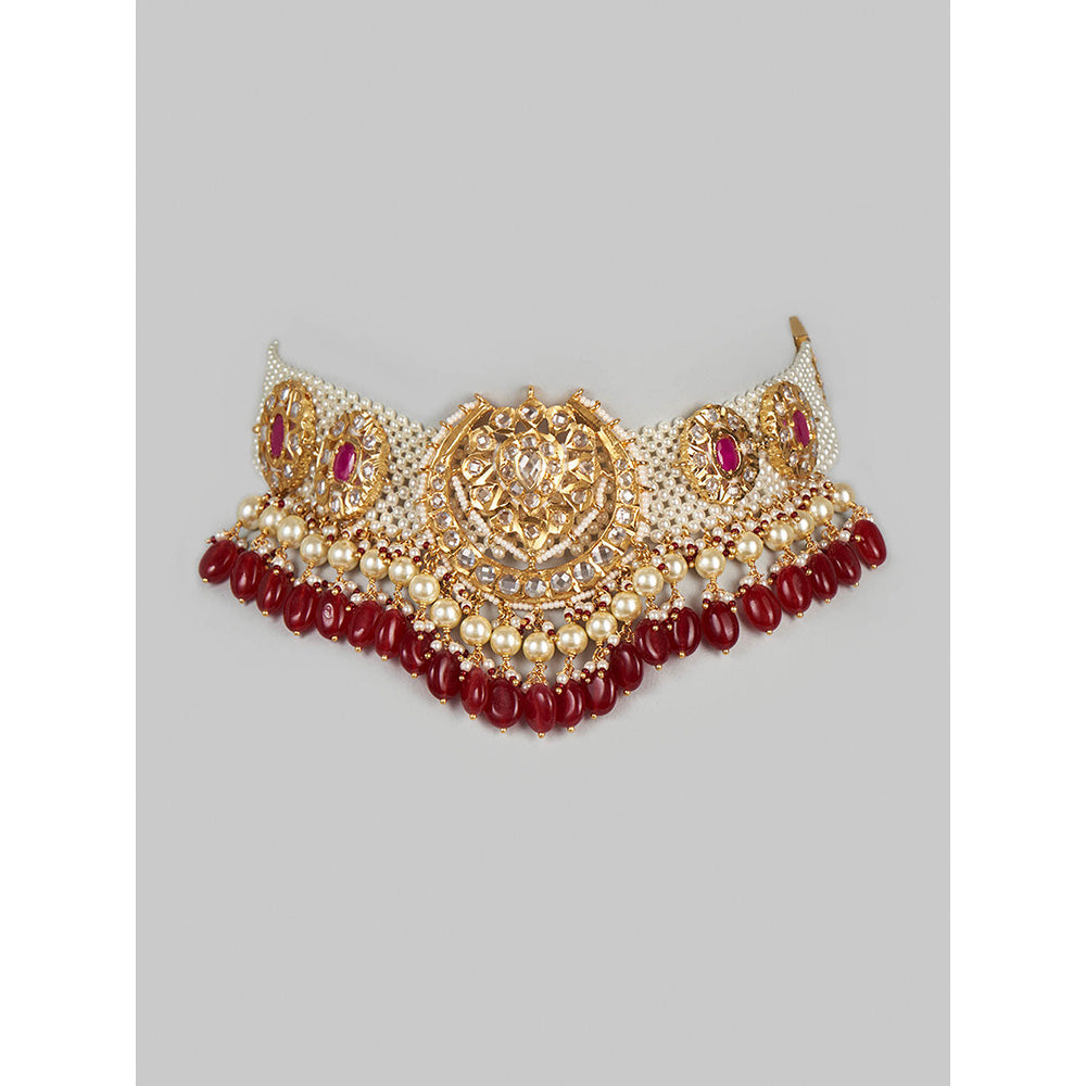 KIARA Gulshan Choker 22KT Gold Plated