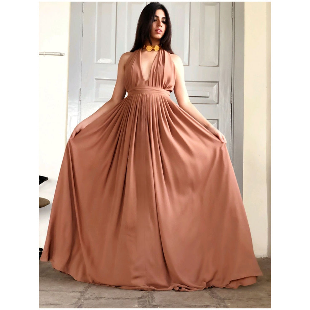 KIRAN GUPTA LABEL Audrey Dress with Belt (Set of 2)