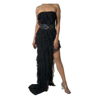 KIRAN GUPTA LABEL Azure Dress with Belt (Set of 2)