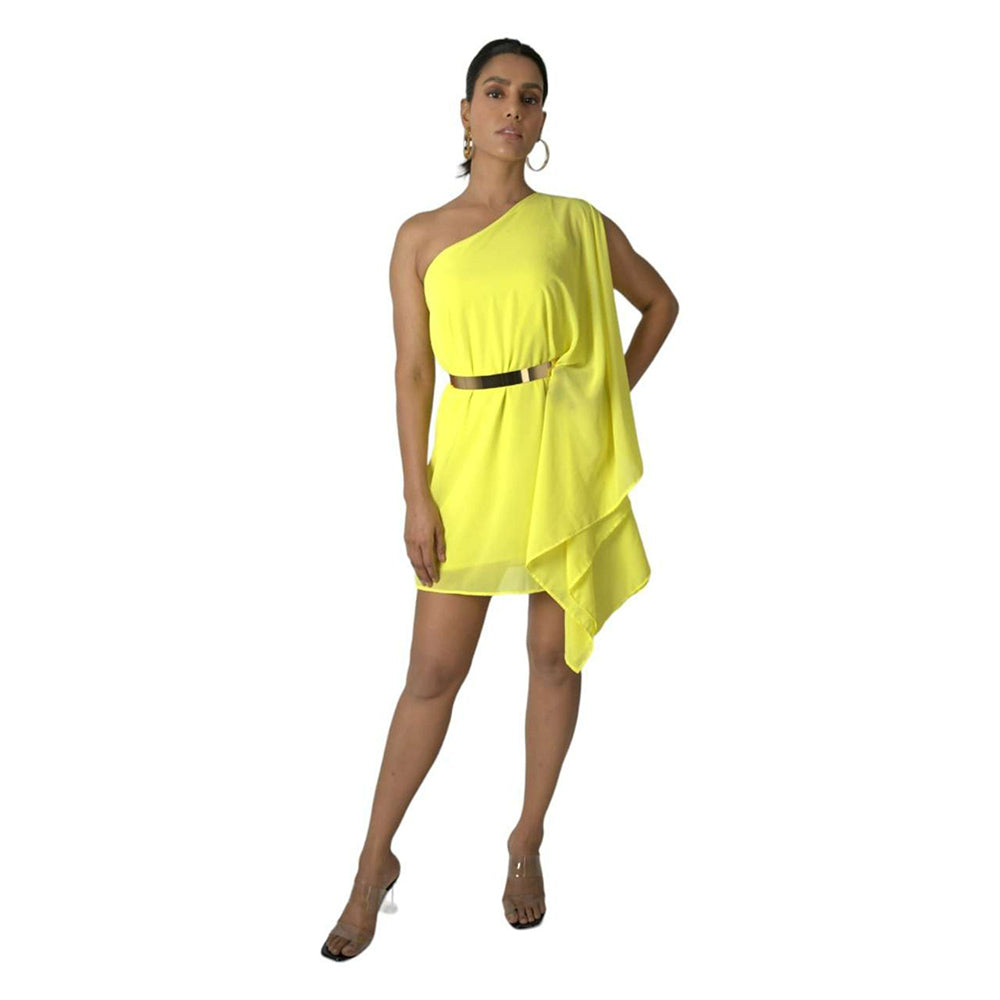 KIRAN GUPTA LABEL Capri Dress with Belt (Set of 2)