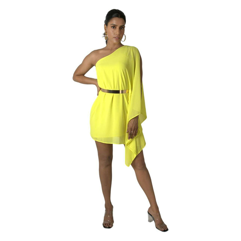 KIRAN GUPTA LABEL Capri Dress with Belt (Set of 2)