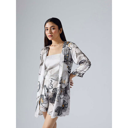 Klad Reflect Monochrome Jacket with Inner and Shorts Belt (Set of 4)