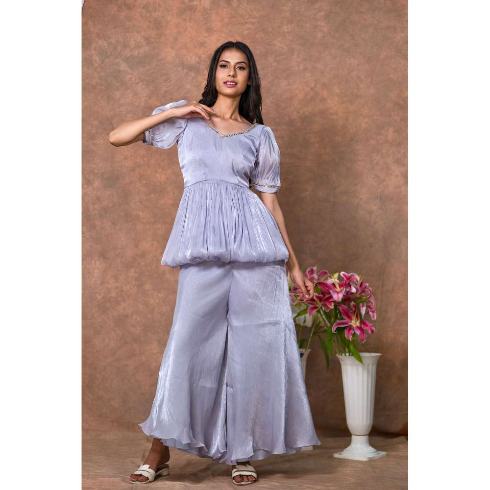 Kosha By Nilima Lavender Bloom Co-Ord (Set of 2)