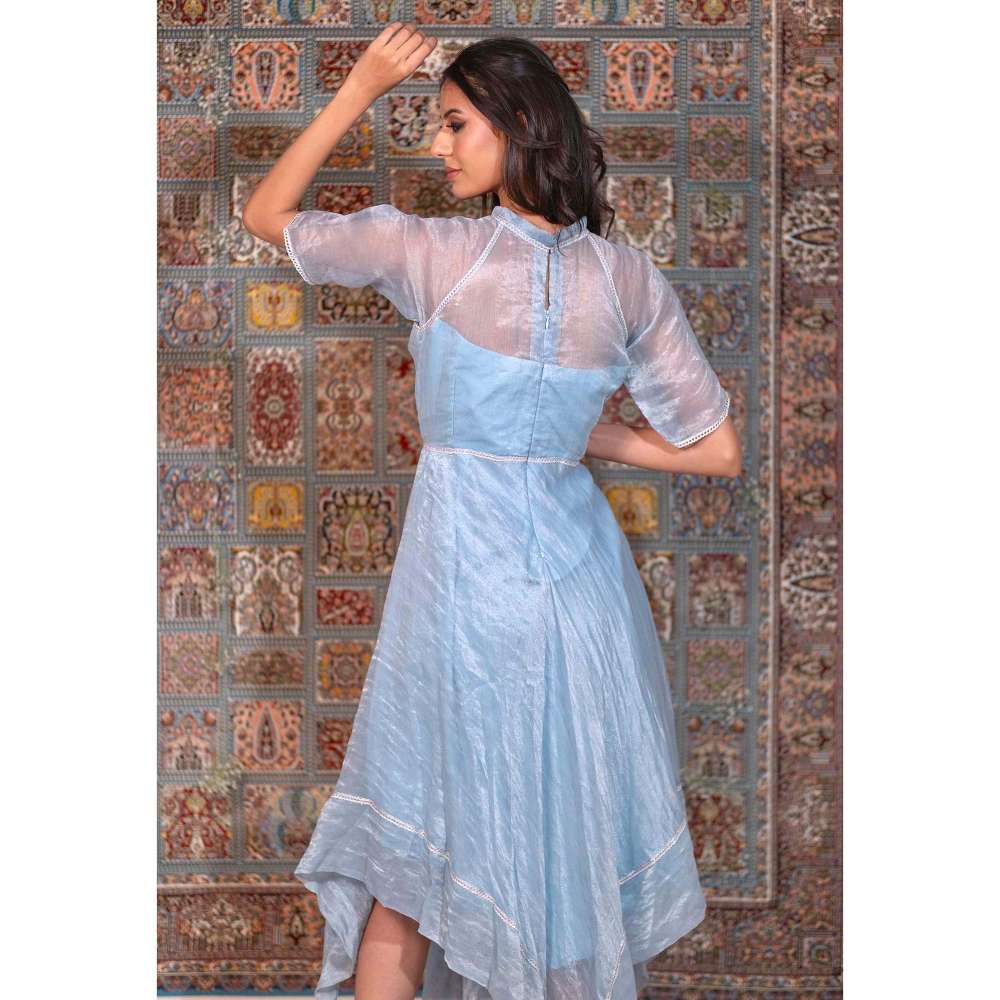 Kosha By Nilima Silver Lining Blue Dress