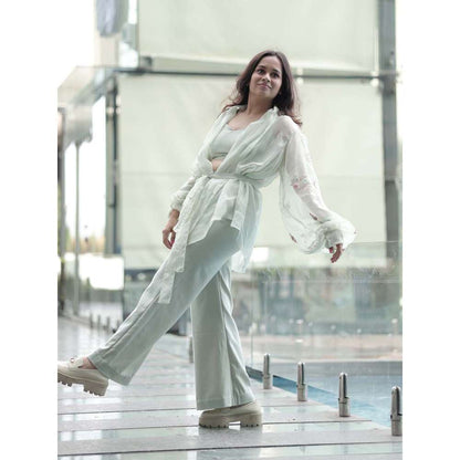 Kosha By Nilima Mint Green Co-Ord (Set of 2)