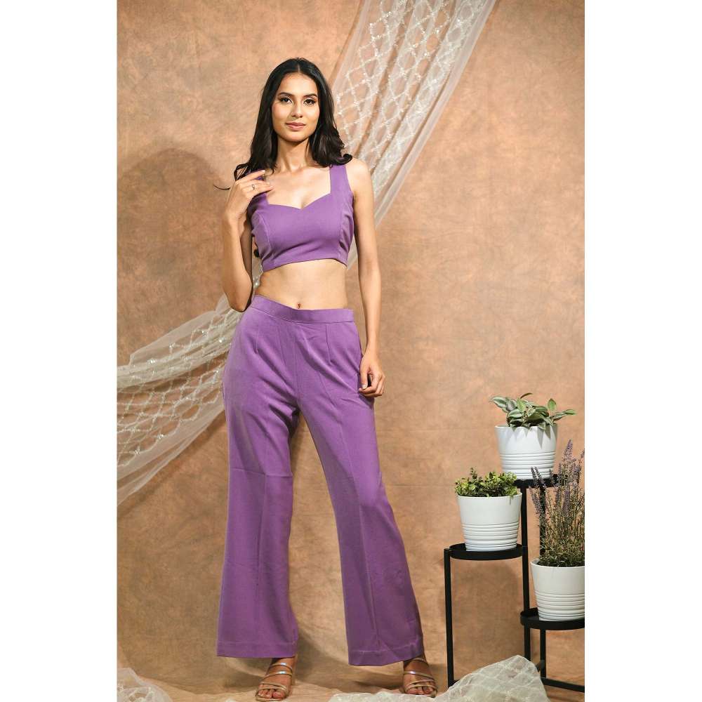 Kosha By Nilima Lavender Co-Ord (Set of 2)