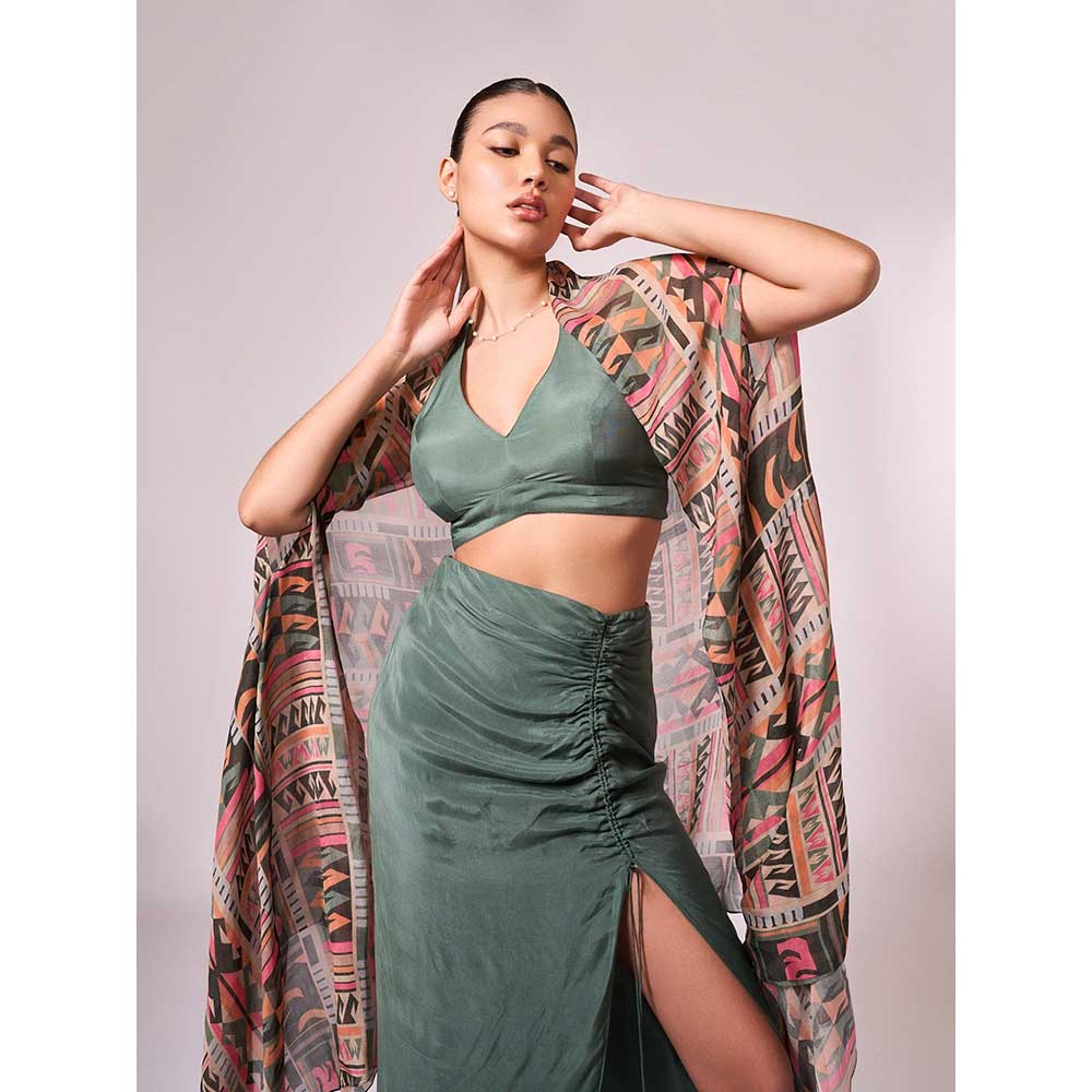 KOSWI Chalk Green Skirt