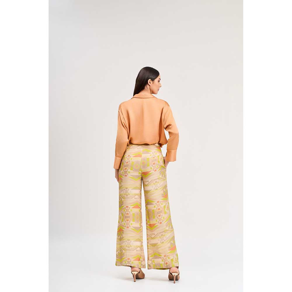 KOSWI Light Peach Colour Shirt