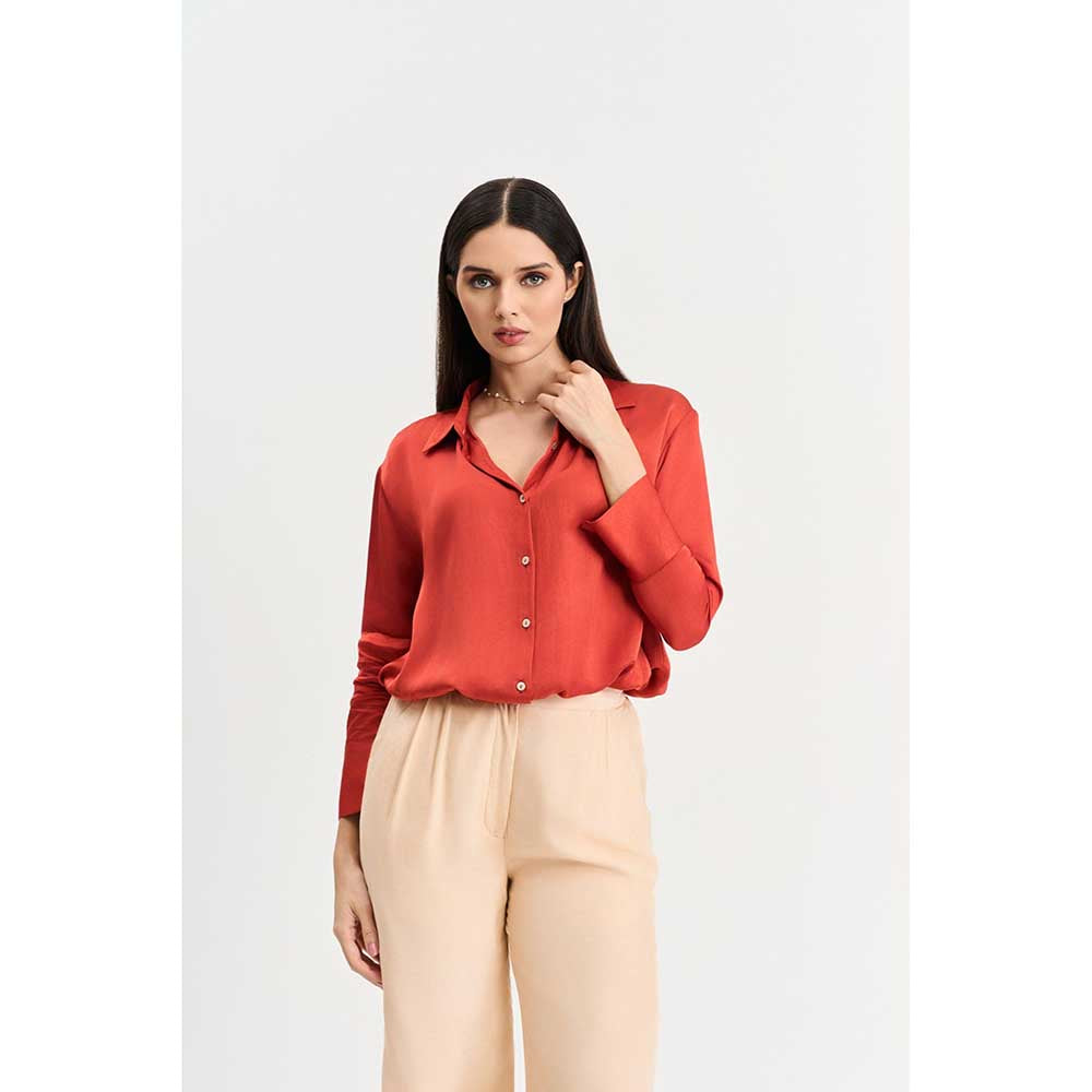 KOSWI Rust Colour Shirt