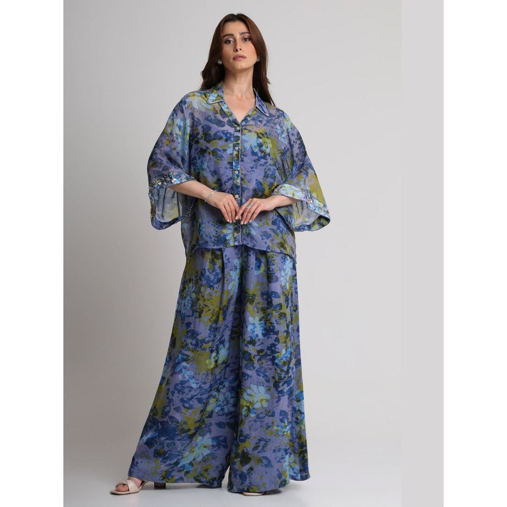 KOSWI Future Dusk Floral Print Pant