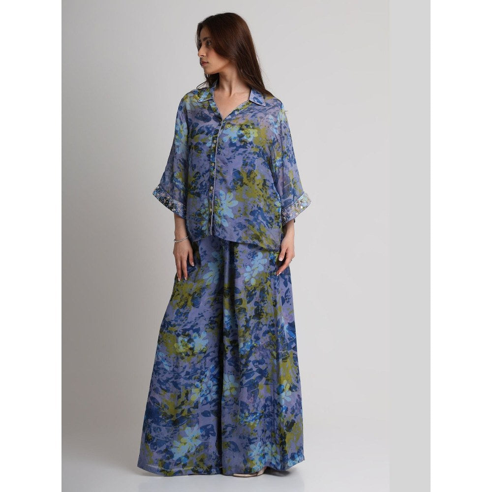 KOSWI Future Dusk Floral Print Pant