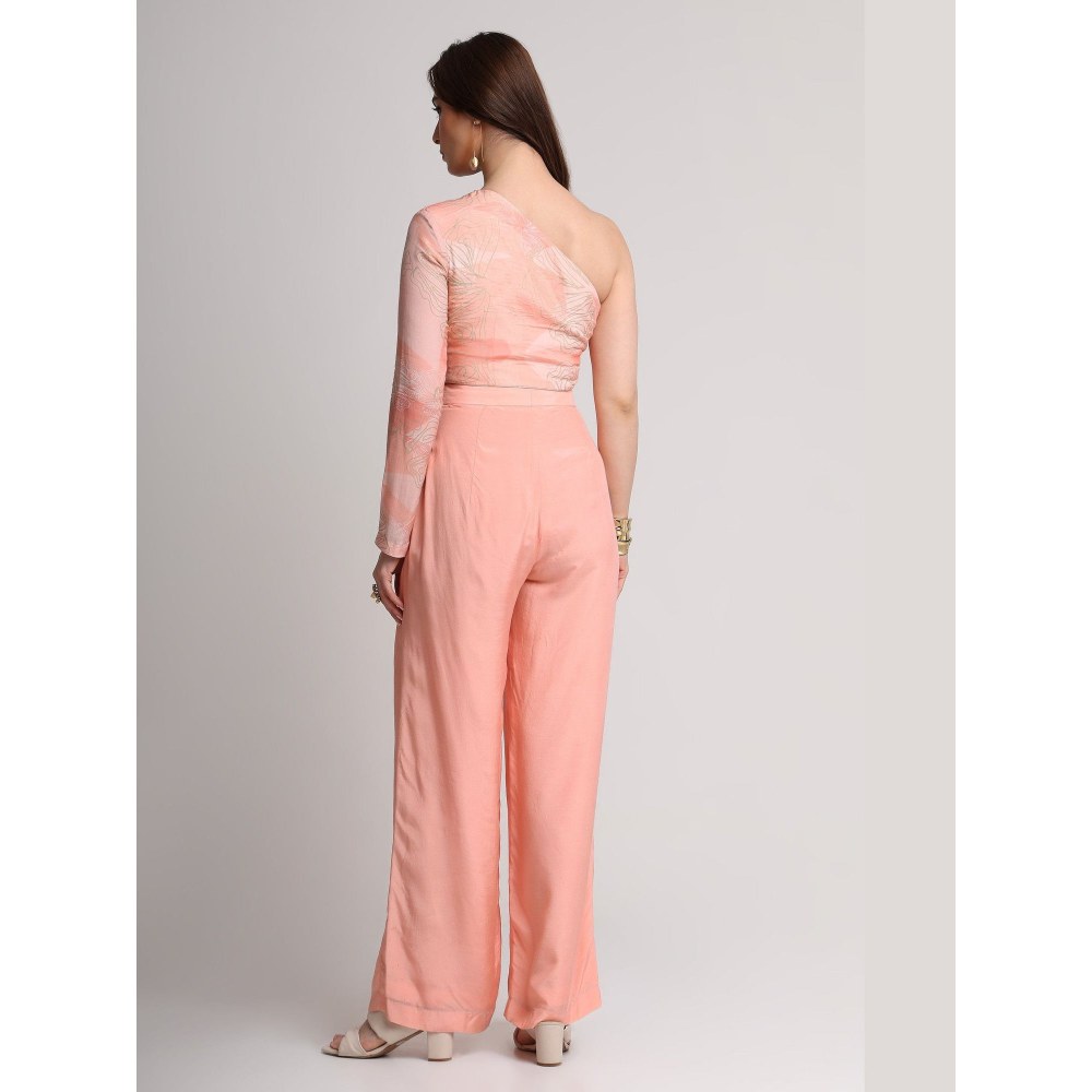 KOSWI Peach Printed Pant