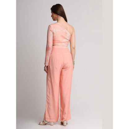 KOSWI Peach Printed Pant