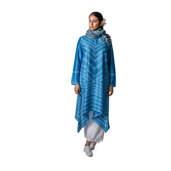 Krishna Mehta Ocean Asymmetric Tunic