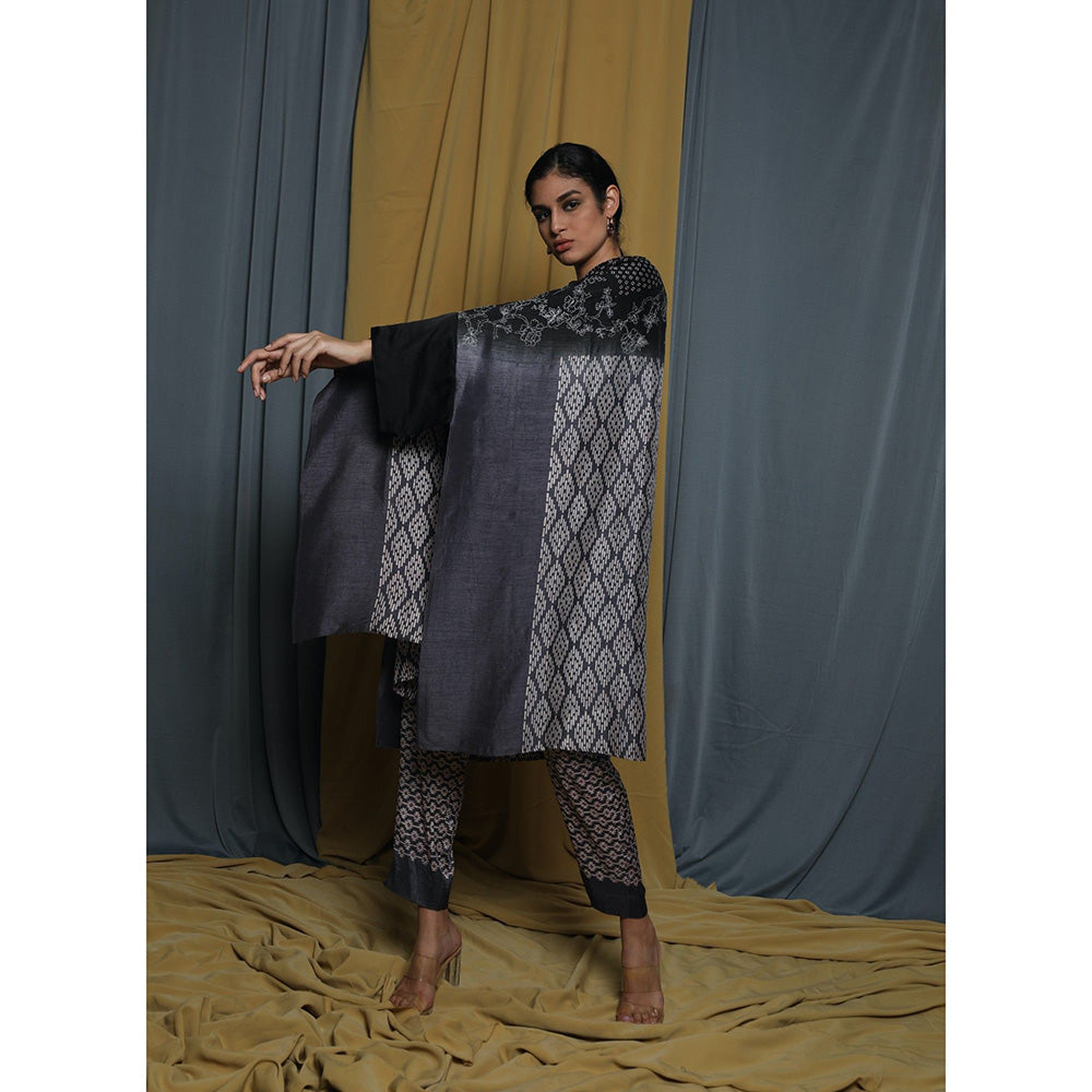 Krishna Mehta Multi-Color Shaded Printed Kaftan