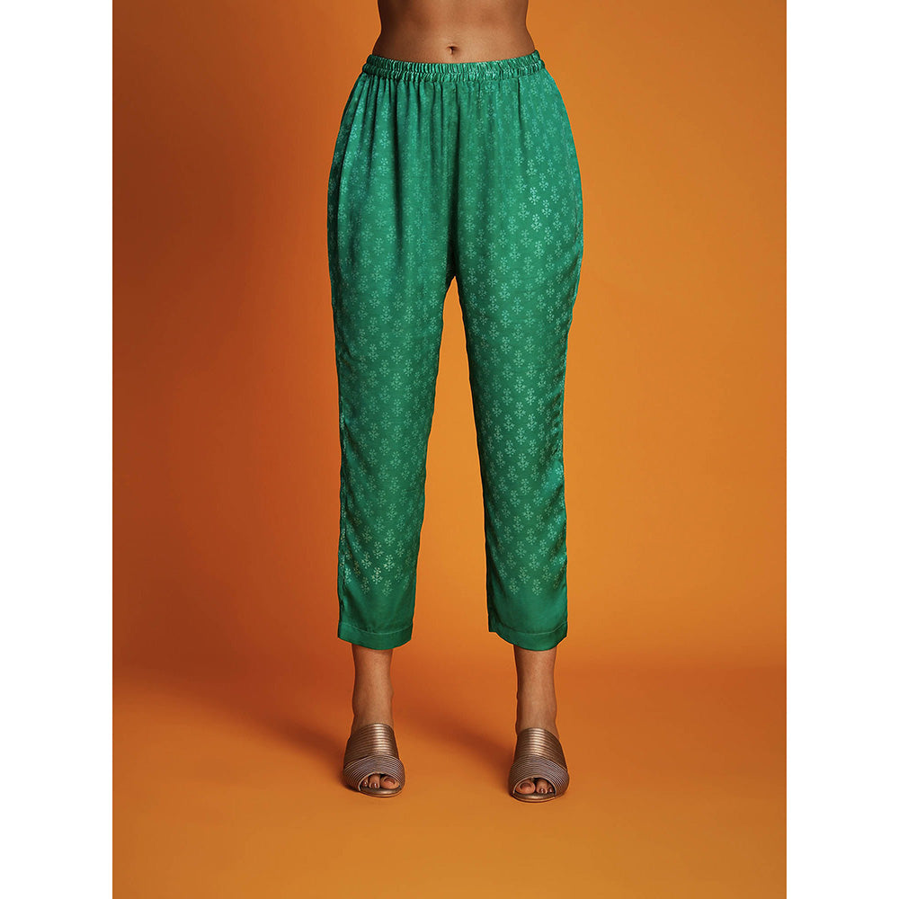 Krishna Mehta Multi-Color Floral Full Sleeves Co-Ord (Set of 2)