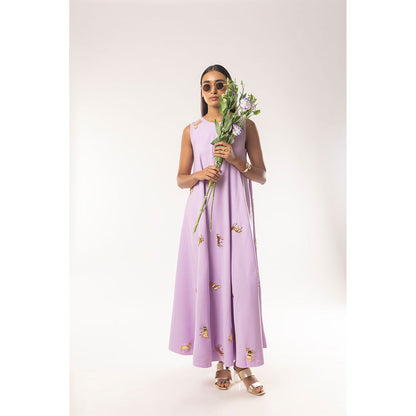 Kriti Bapna Animal Embellished A Line Dress