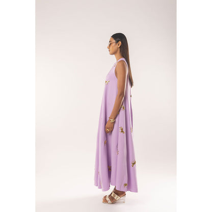 Kriti Bapna Animal Embellished A Line Dress