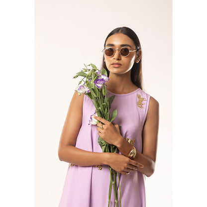 Kriti Bapna Animal Embellished A Line Dress