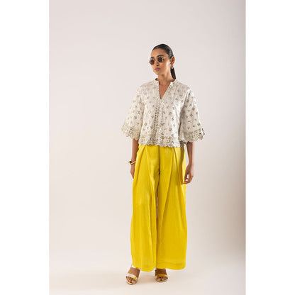 Kriti Bapna Mirror Work With Gota Co-Ord (Set of 2)