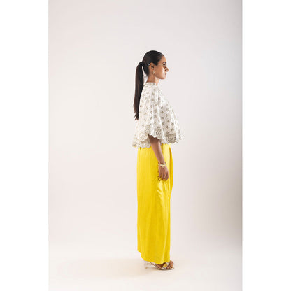 Kriti Bapna Mirror Work With Gota Co-Ord (Set of 2)