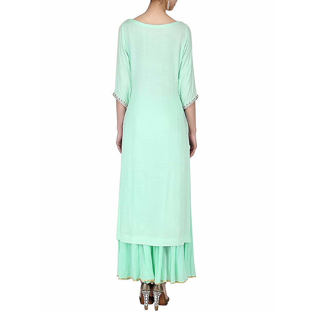 Kudi Pataka Designs Adah Kurta with Sharara and Dupatta