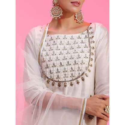 Kudi Pataka Designs Begam/Iv Kurta with Pant and Dupatta