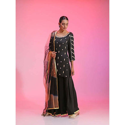 Kudi Pataka Designs Dharree/Bl Kurta with Sharara and Dupatta