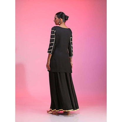 Kudi Pataka Designs Dharree/Bl Kurta with Sharara and Dupatta