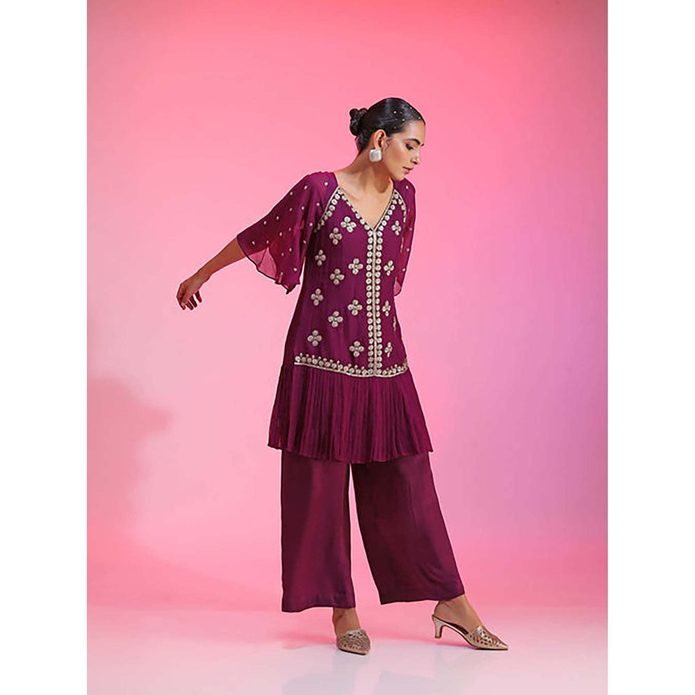 Kudi Pataka Designs Erum/Pu Kurta with Pant