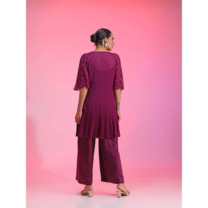 Kudi Pataka Designs Erum/Pu Kurta with Pant