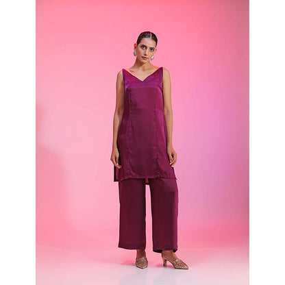 Kudi Pataka Designs Erum/Pu Kurta with Pant