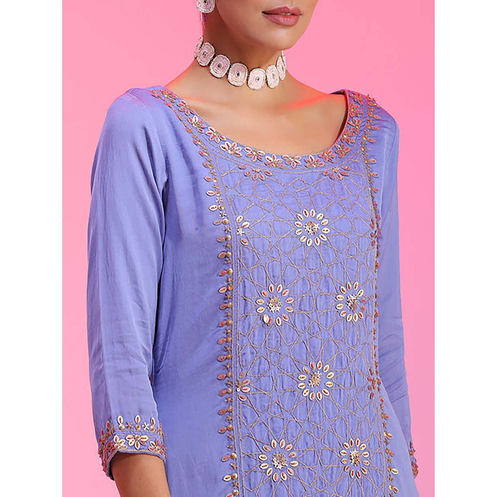 Kudi Pataka Designs Gulabo/La Kurta with Palazzo and Dupatta